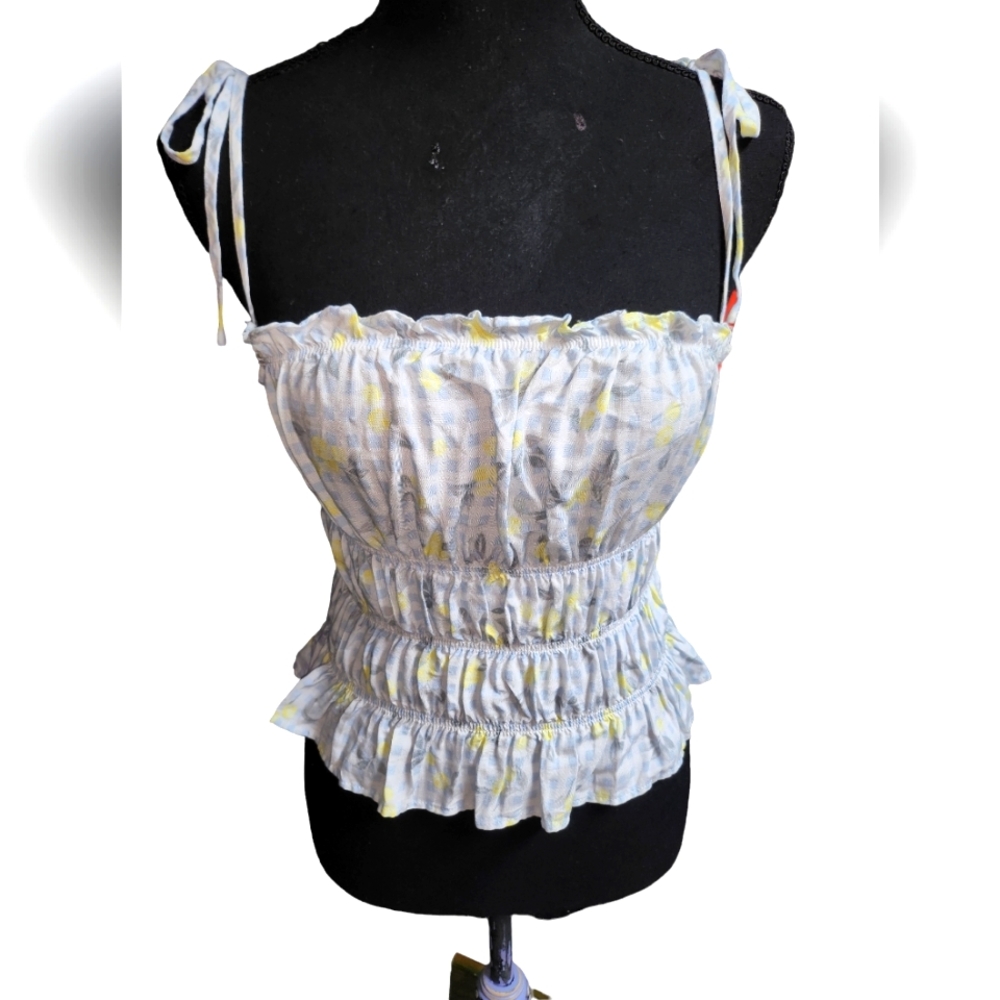Love&Piece Ruffled tank top medium